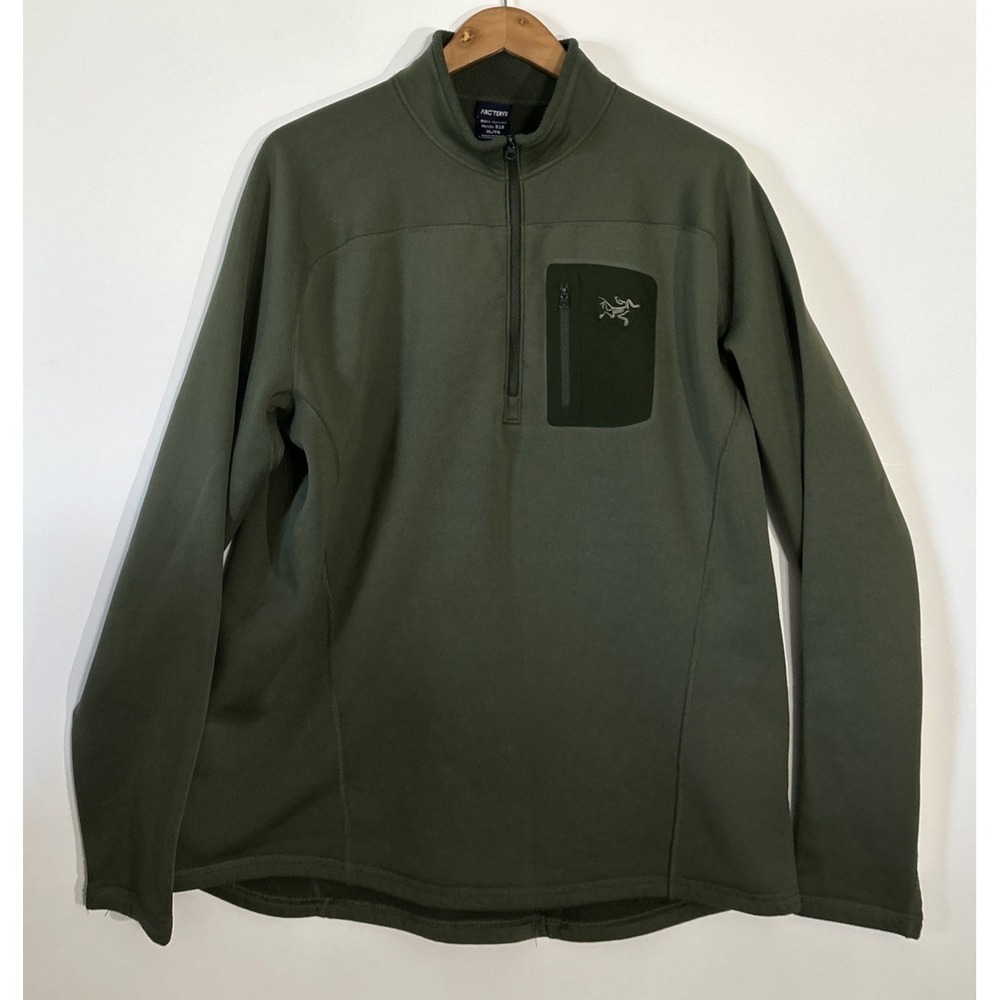 Mens ARC'TERYX 1/4 Zip Pullover Polartec Sz XL Clean